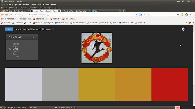 Proyecto TEWC: Paletas de colores (II) Proyecto TEWC: Paletas de colores (II)