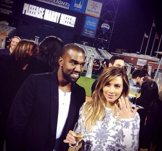 Kim Kardashian comprometida con Kanye West