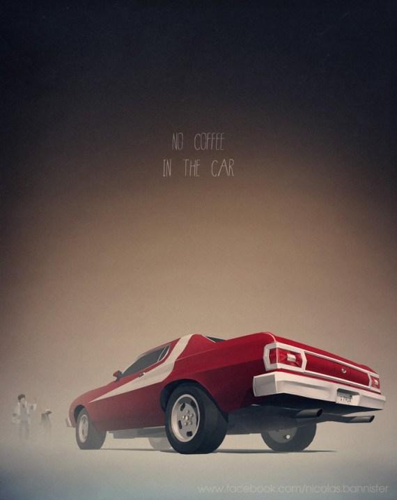 “Famous Movie Vehicles” por Nicolas Bannister famous-movie-vehicles-by-nicolas-bannister-10-570x718