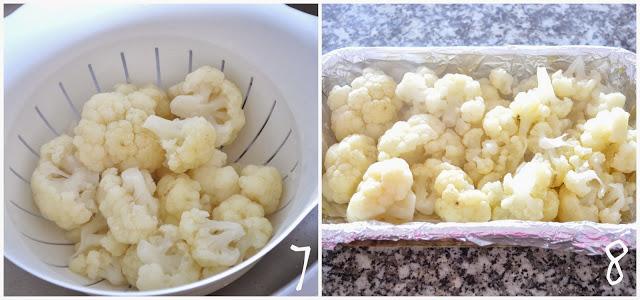 Coliflor al horno + Bechamel Light Coliflor al horno + Bechamel Light