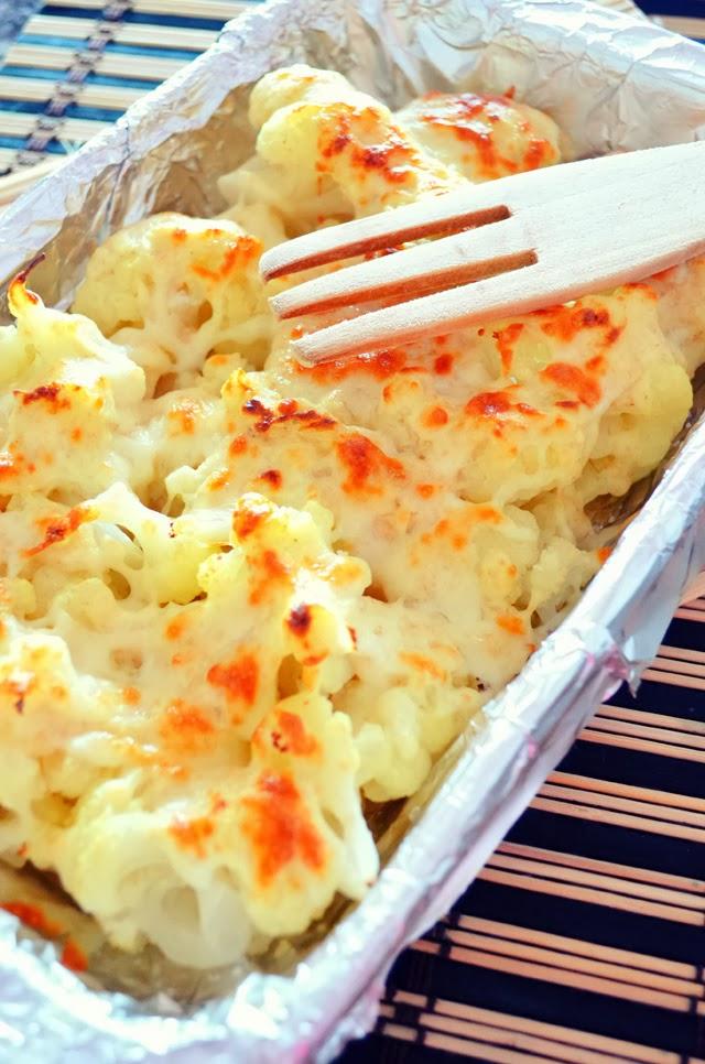 Coliflor al horno + Bechamel Light Coliflor al horno + Bechamel Light