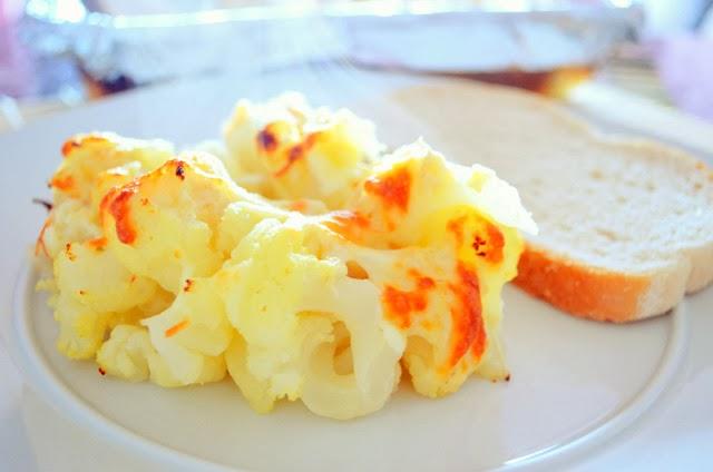 Coliflor al horno + Bechamel Light Coliflor al horno + Bechamel Light