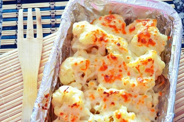 Coliflor al horno + Bechamel Light Coliflor al horno + Bechamel Light