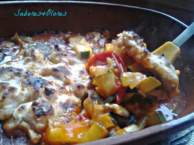 CALABACINES CON SETAS GRATINADOS CON COSTRA DE CENTENO CALABACINES CON SETAS GRATINADOS CON COSTRA DE CENTENO