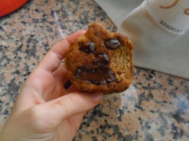 Muffins de calabaza y pipas de calabaza Muffins de calabaza y pipas de calabaza