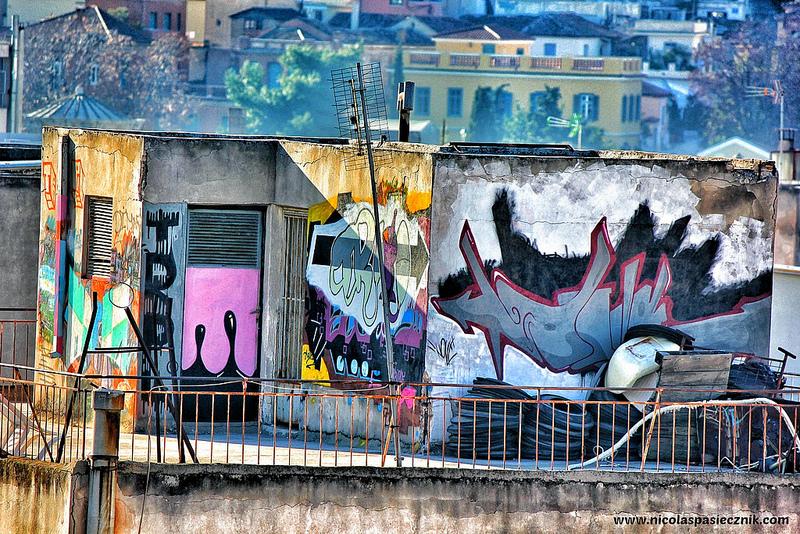 Graffittis de Atenas: color y creatividad en tiempos difíciles Graffittis de Atenas: color y creatividad en tiempos difíciles