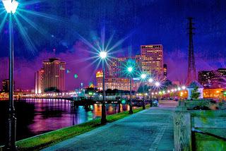 Nueva Orleans, Estados Unidos, Darkness, fotografía nocturna