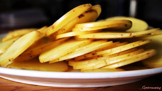 Patatas con queso Patatas con queso