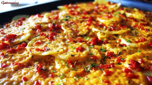 Patatas con queso Patatas con queso