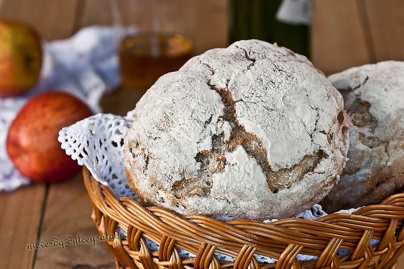 PAN DE PUEBLO CON SIDRA ASTURIANA Y AVENA