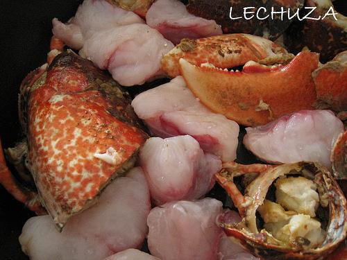 Arroz rape bogavante sorteo mariscada