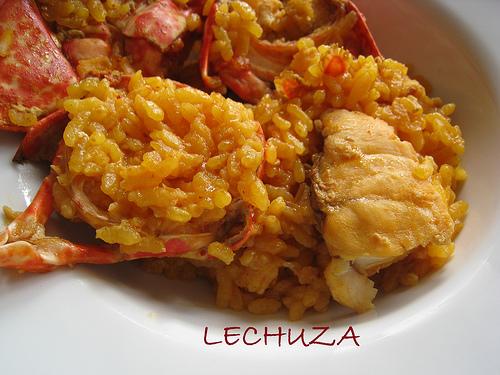 Arroz rape bogavante sorteo mariscada