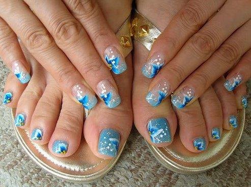 Diseños para las uñas de los pies- FOTOS