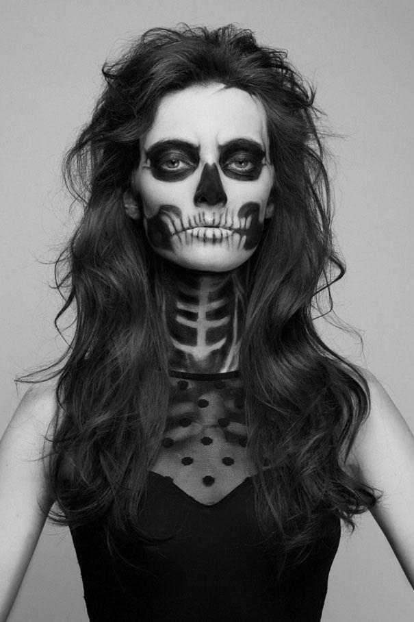 Halloween MakeUp Skeleton Halloween Makeup