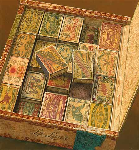 Contagiando libros, El diario de las cajas de fósforos Contagiando libros, El diario de las cajas de fósforos