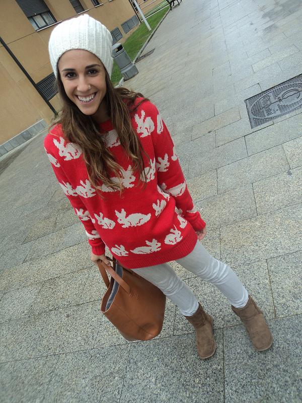 Rabbits sweater pepa loves