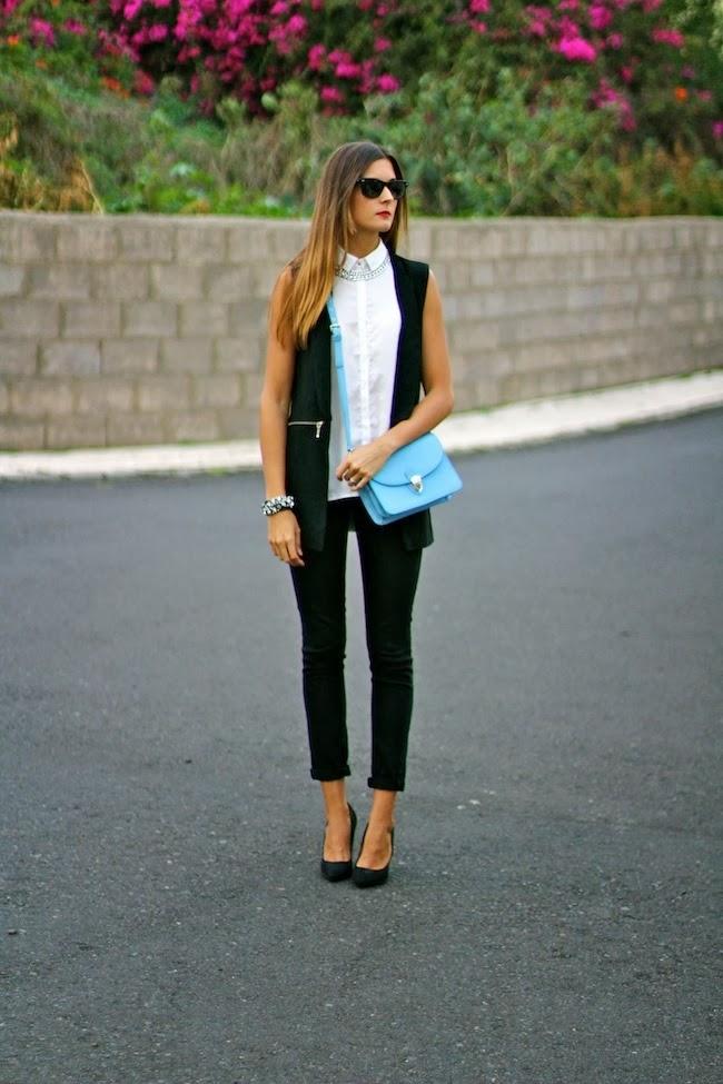 Tuxedo with baby blue touch Tuxedo with baby blue touch