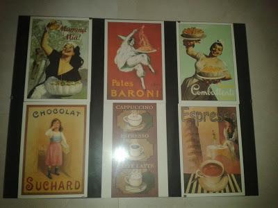 DIY: Cuadros con postales DIY: Cuadros con postales