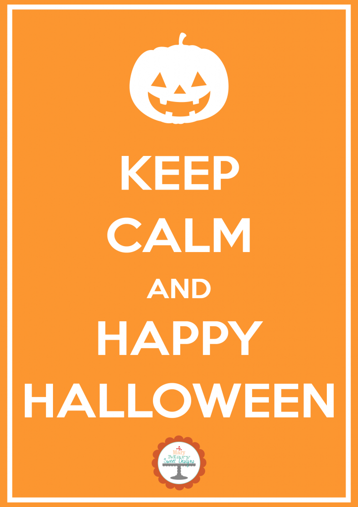 Te regalo un cartel descargable de “Keep Calm” de Halloween!!! Happy-Halloween