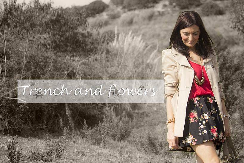 Trench and flowers Trench and flowers