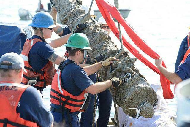 cañón del barco de Barbanegra cañón del barco de Barbanegra