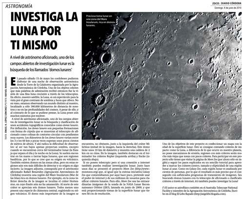 Zocos de Astronomía de junio Zocos de Astronomía de junio