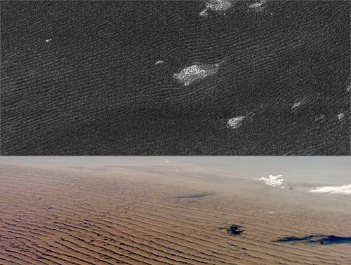 Cassini ayuda a explicar la formación de dunas en Titán Cassini ayuda a explicar la formación de dunas en Titán