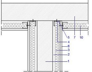 Detalles encuentros entre cerramientos de fachada y tabiques interiores