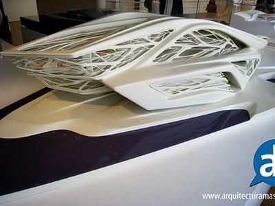 SC 134: Zaha Estiliza un Cráneo de Brachiosuarus con una Red Arácnida SC 134: Zaha Estiliza un Cráneo de Brachiosuarus con una Red Arácnida