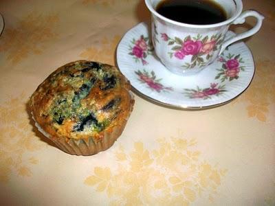 Muffins de arándanos azules Muffins de arándanos azules