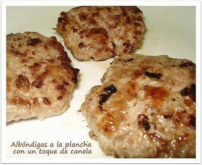 Albóndigas a la plancha con un toque de canela Albóndigas a la plancha con un toque de canela