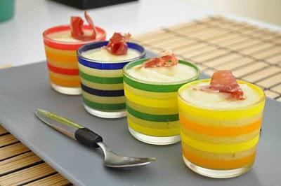 Sorbete de melon con jamon