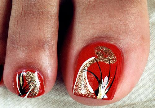 Diseños para las uñas de los pies- FOTOS