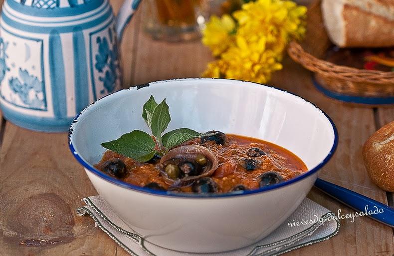 SALSA A LA PUTANESCA SALSA A LA PUTANESCA