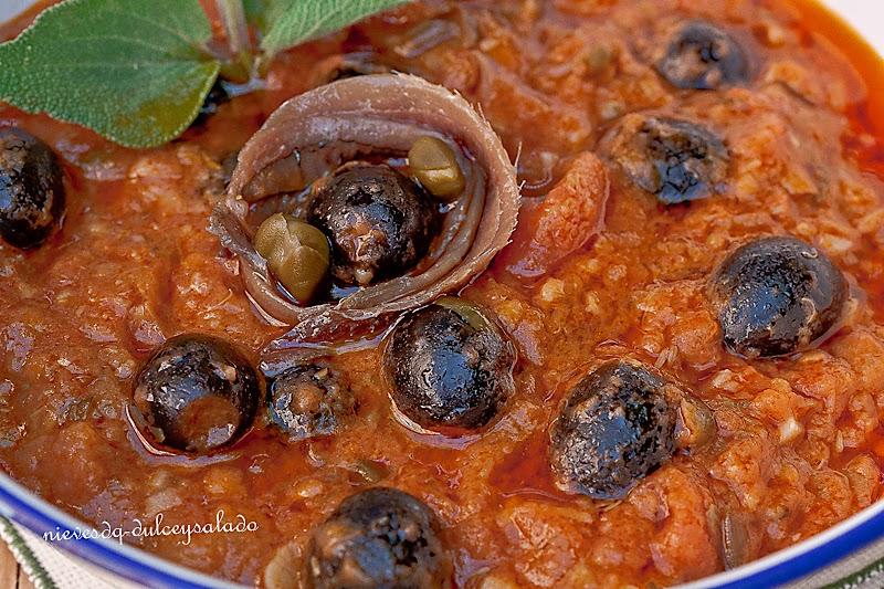 SALSA A LA PUTANESCA SALSA A LA PUTANESCA