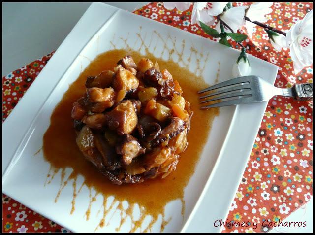 Pulpo con Verdura Pulpo con Verdura