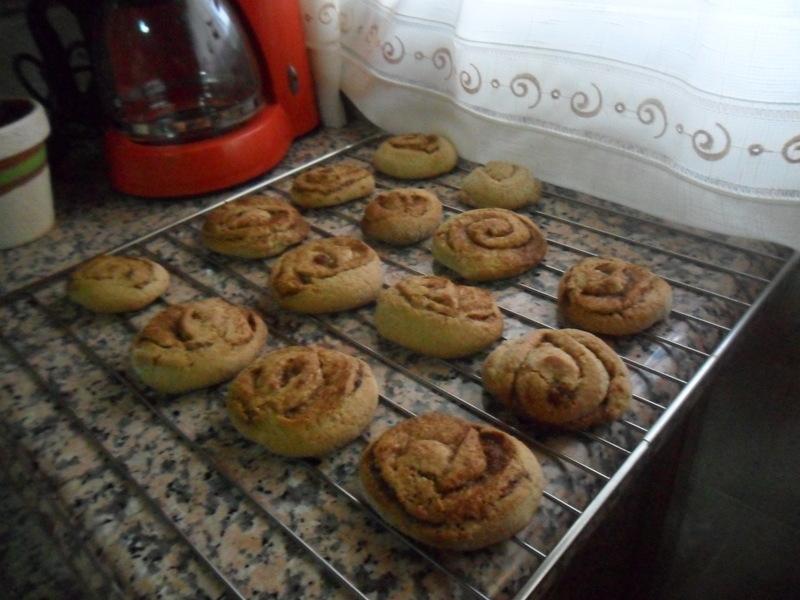 Cinnamon roll cookies Cinnamon roll cookies