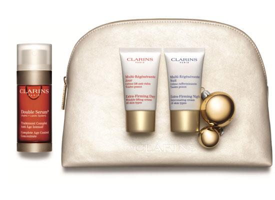 Cofres Clarins para Navidad 2013 Double Serum+Multi Régénérante