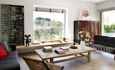 Casa Moderna con Toques Rusticos Casa Moderna con Toques Rusticos