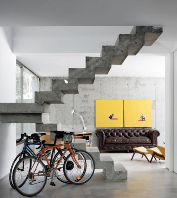 Casa Moderna con Toques Rusticos Casa Moderna con Toques Rusticos