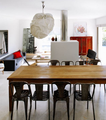 Casa Moderna con Toques Rusticos Casa Moderna con Toques Rusticos