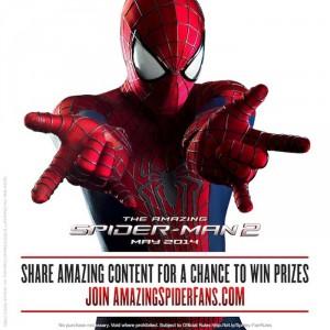 Sony anuncia un programa de sorteos de The Amazing Spider-Man 2 The Amazing Spider-Fans