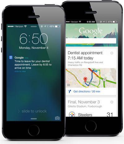 Google actualiza su app móvil de búsquedas para iOS con un mejorado Google Now google-search-ios