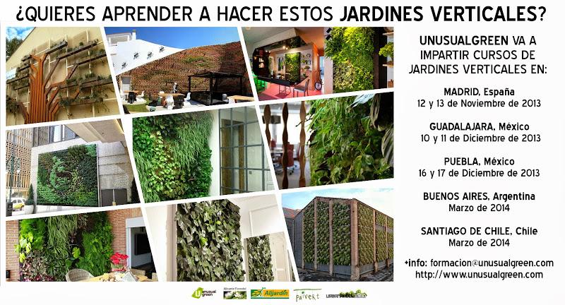 Reportaje de TVE sobre la construcción del jardín vertical de Rubí. Cursos de jardines verticales