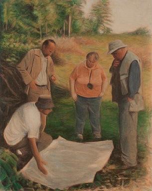 Mapas Bruno Pacheco - Four figures and a map