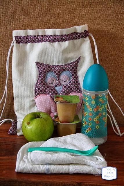 bolsa para merienda infantil