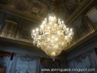 Visiting a palace in Barcelona Visiting a palace in Barcelona