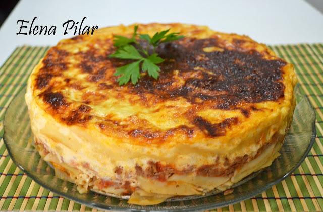 Pastel de Macarrones Pastel de Macarrones