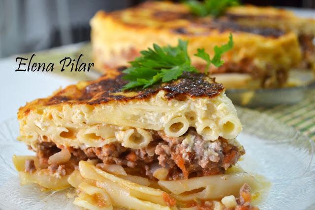 Pastel de Macarrones Pastel de Macarrones