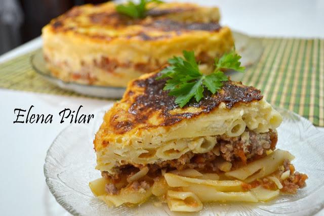 Pastel de Macarrones Pastel de Macarrones